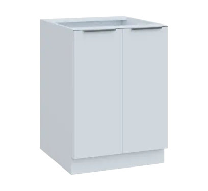 SIS - 6D2 spodní skříňka, 2-dveřová, 870x600x600, bílá